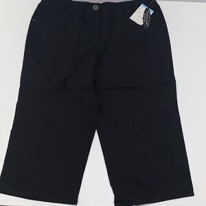 🔥Laura scott  stretch waistband sz 14 Black New women’s bermudas